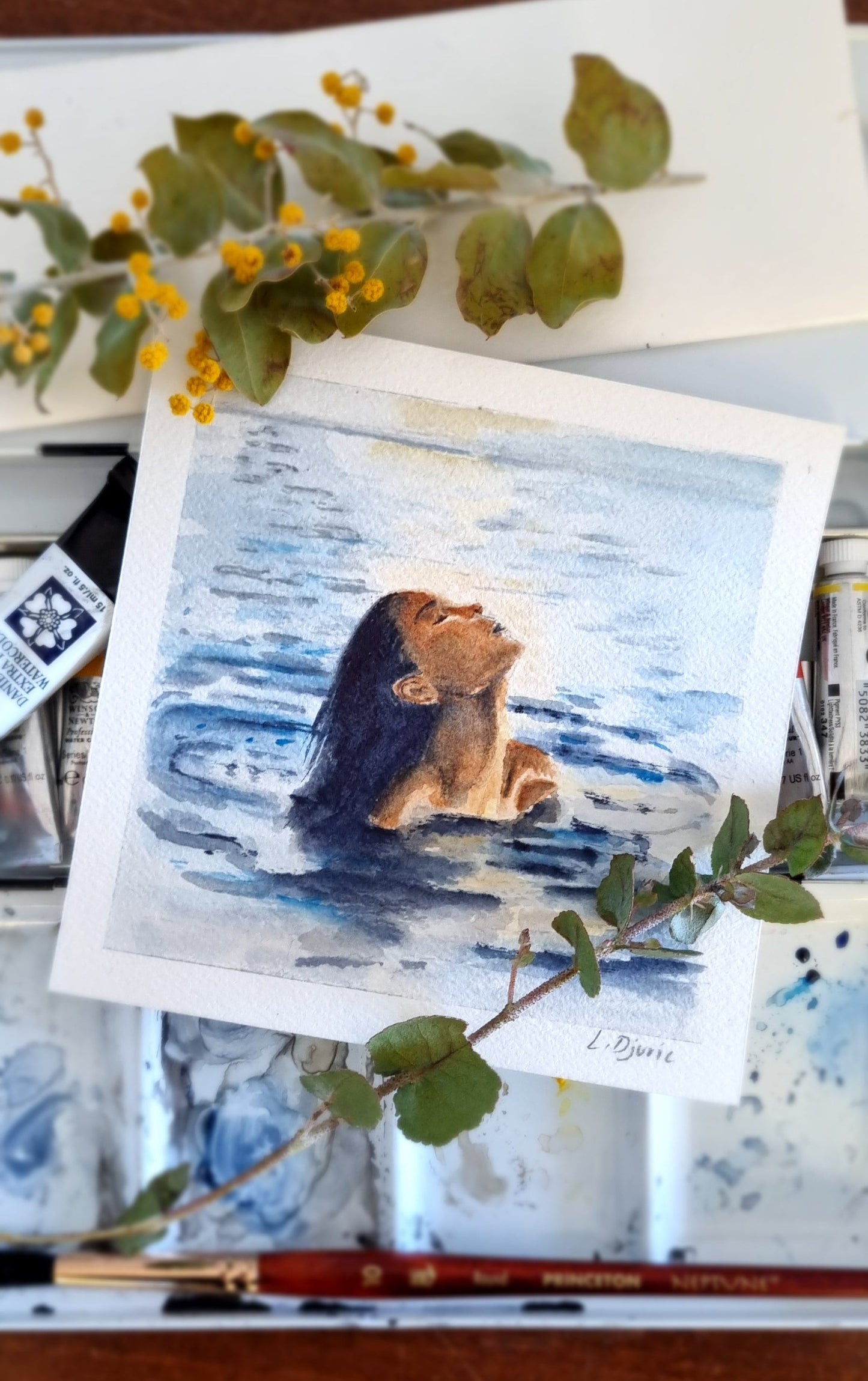 Breathe - Watercolour study