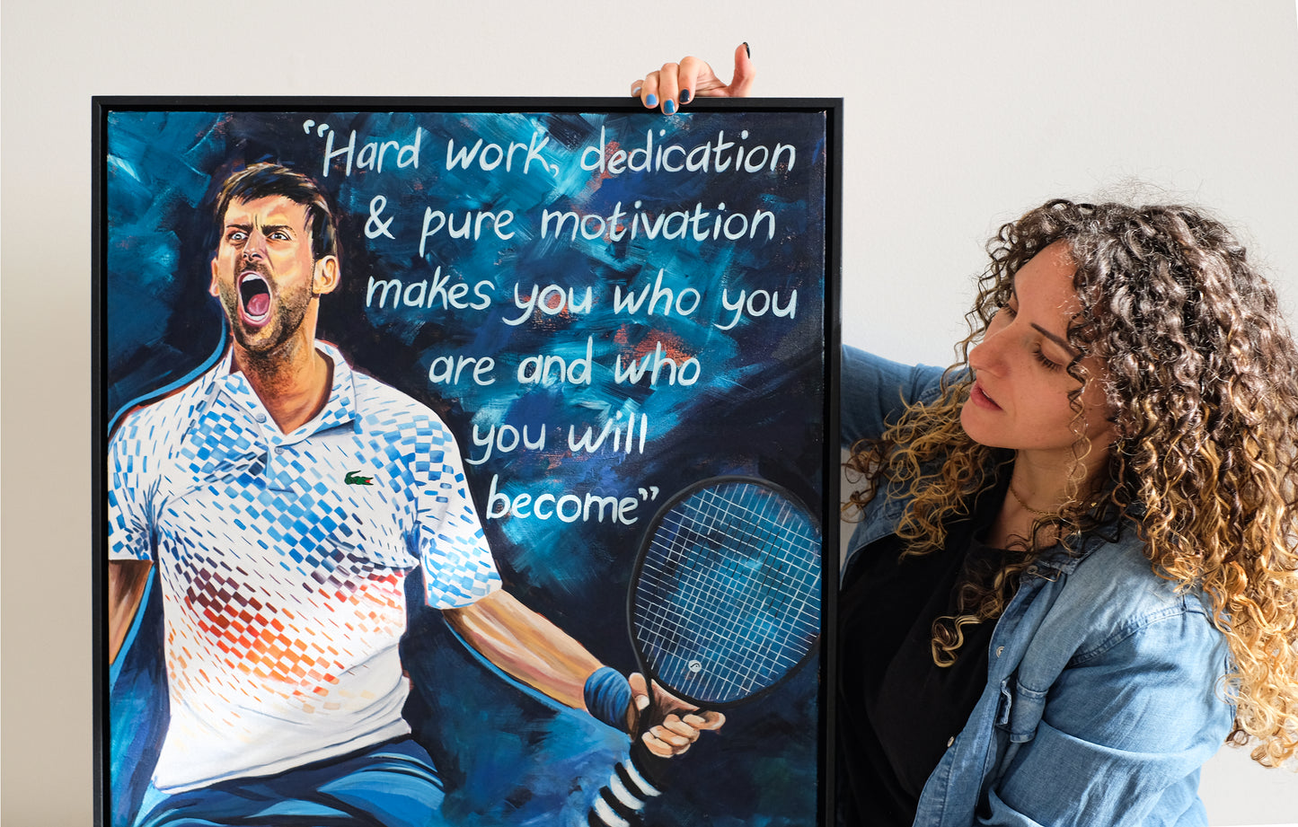 Novak Djokovic — Original Painting