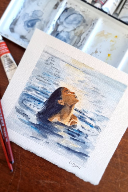 Breathe - Watercolour study