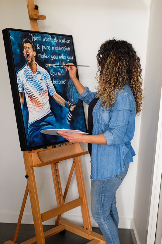 Novak Djokovic — Original Painting